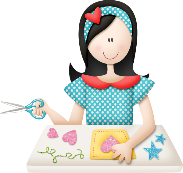 Рукоделие на прозрачном фоне