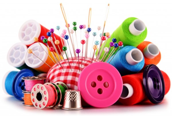 Пуговица с ниткой