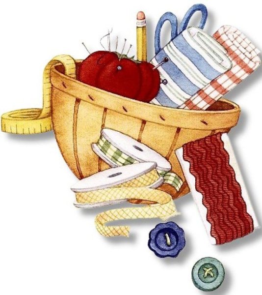 Рукоделие на прозрачном фоне