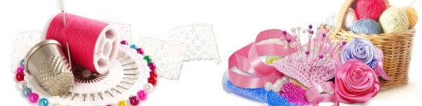 Товары для рукоделия баннер