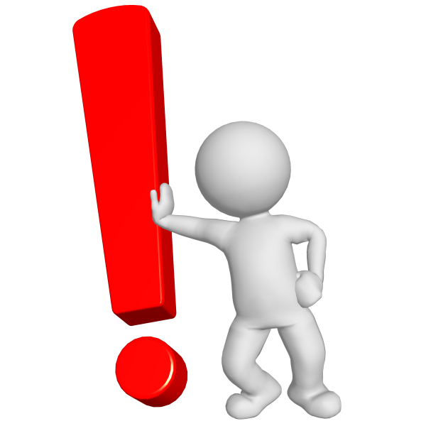 Человечек внимание