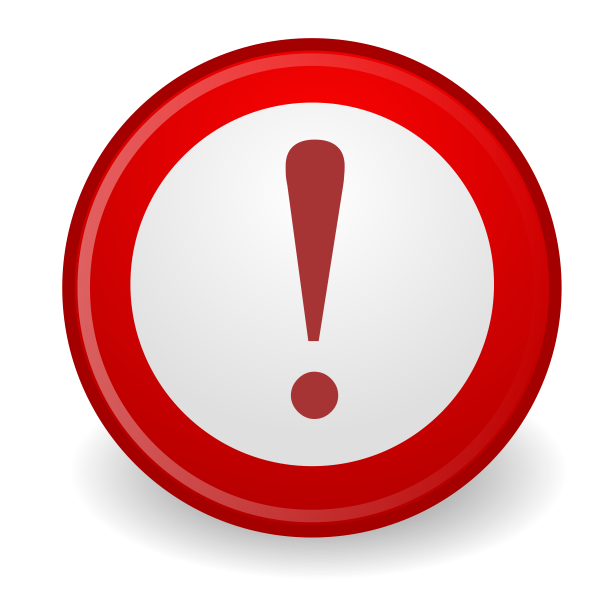 Значок Обратите внимание