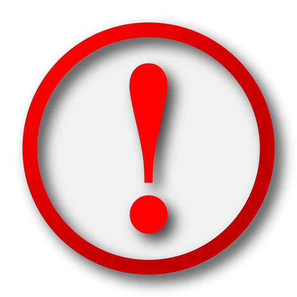 Восклицательный знак внимание