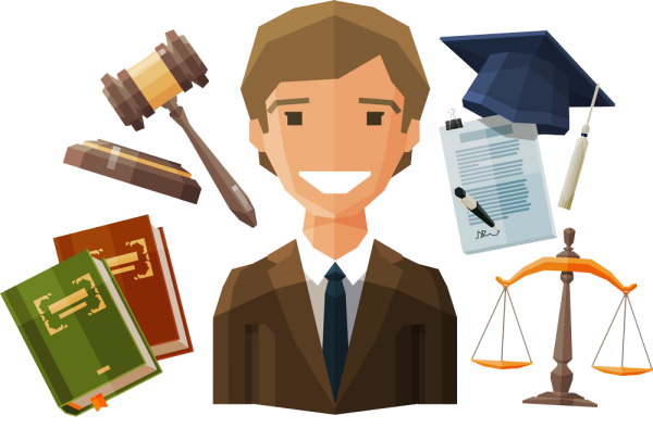 Юрист иллюстрация