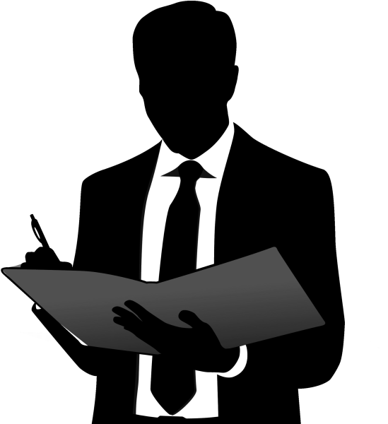 Силуэт бизнесмена