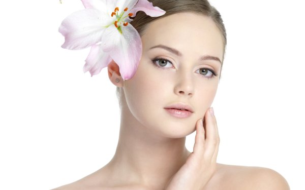 Бьюти на белом фоне