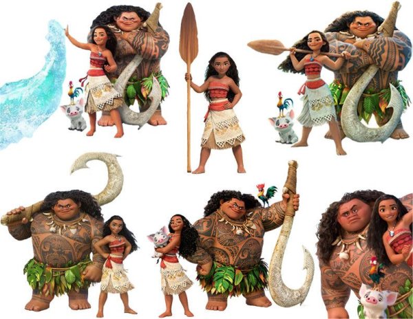 Моана сахарная печать