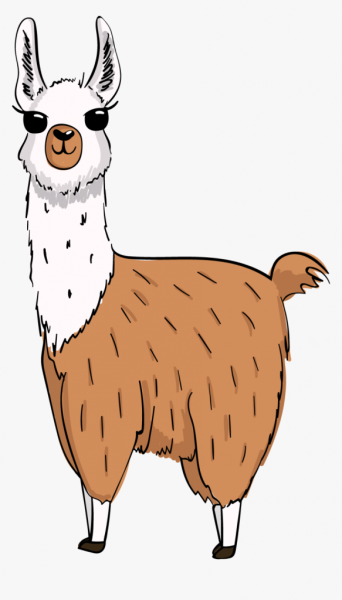 Лама мультяшная