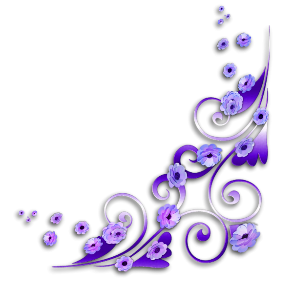 Фиолетовые узоры