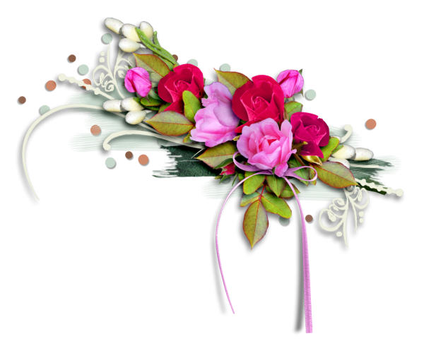 Цветочная композиция без фона