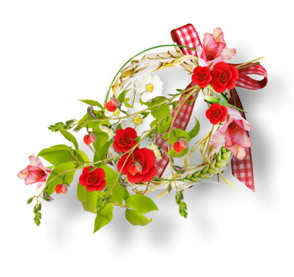 Цветочная композиция клипарт