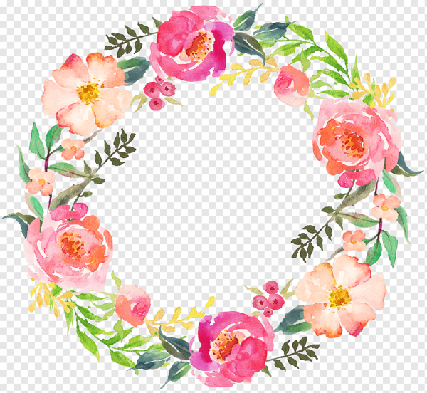 Цветочный венок для логотипа