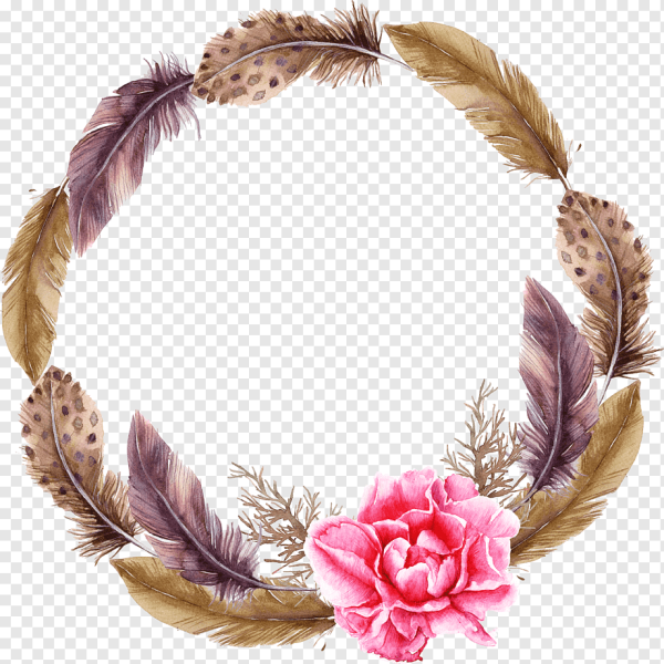 Венок акварель