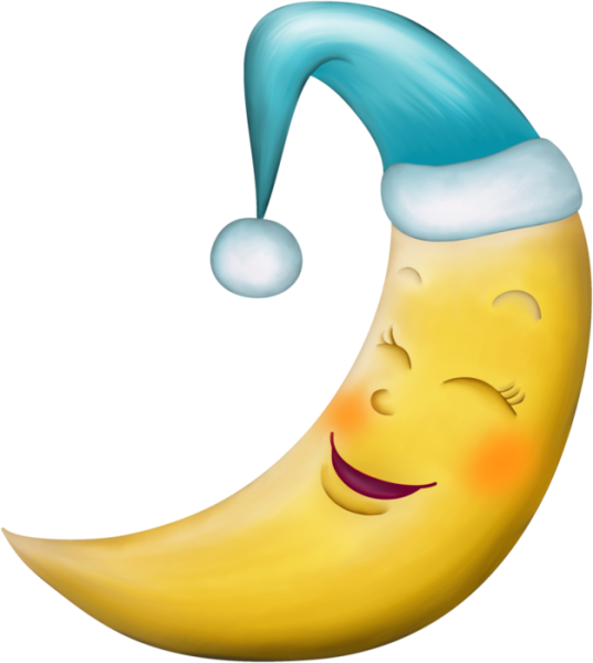 Месяц мультяшный