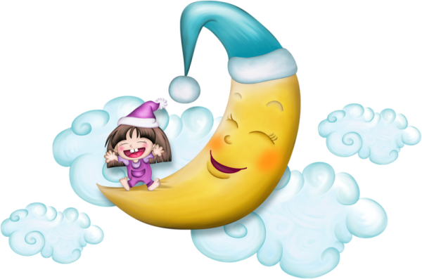 Месяц клипарт на прозрачном фоне