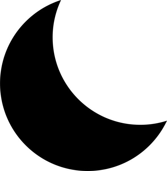 Луна силуэт