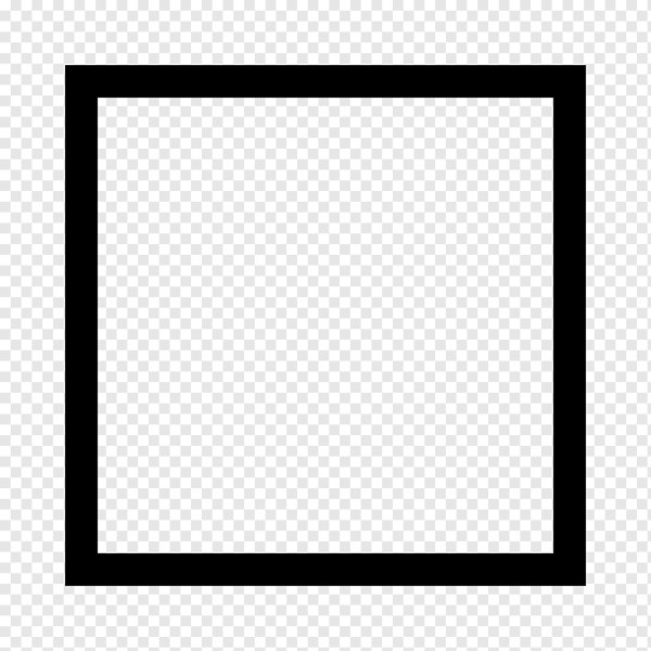 Рамка черная прямоугольная