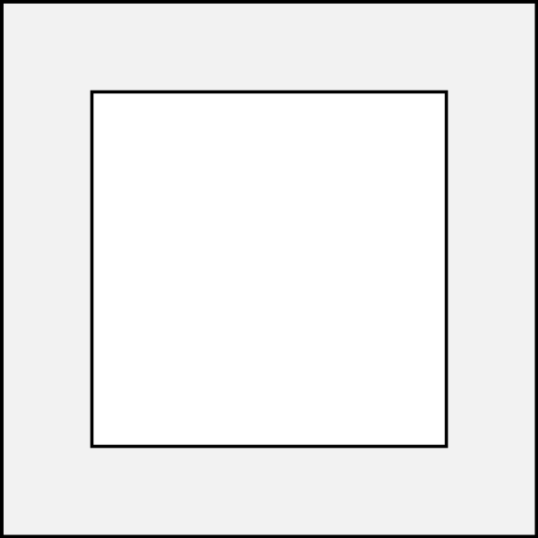 Черная квадратная рамка