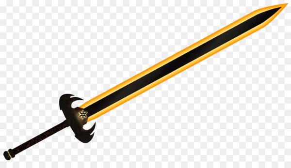 Меч на прозрачном фоне