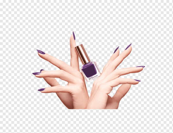 Ногти на белом фоне