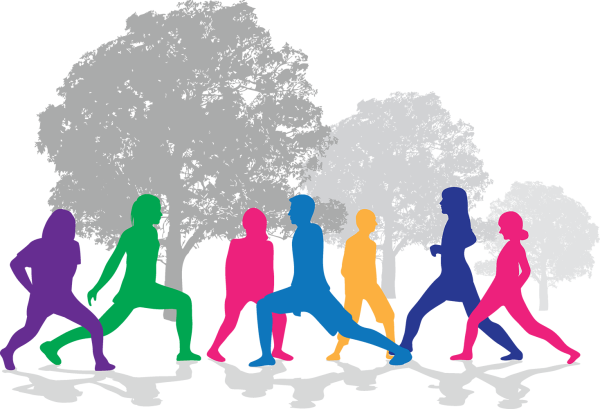 Активный образ жизни вектор