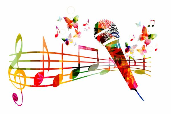 Микрофон с нотками