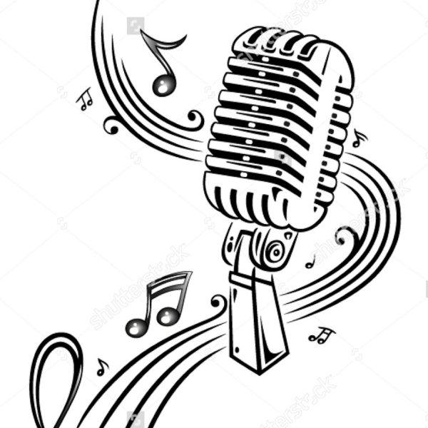 Микрофон Ноты клипарт