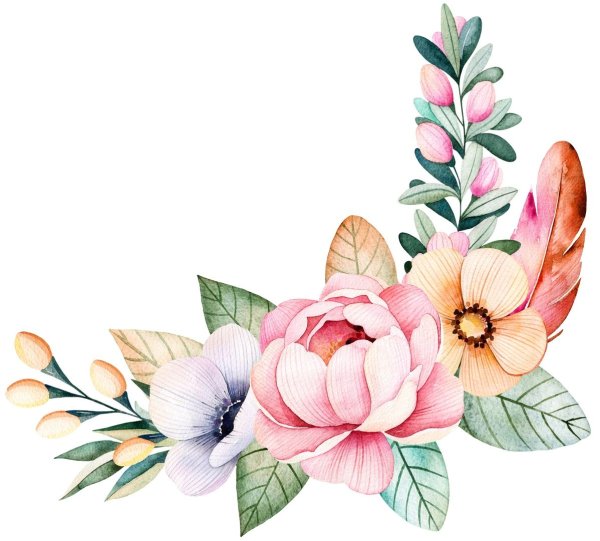 Бело голубая абстракция