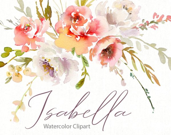 Открытки акварелью цветы