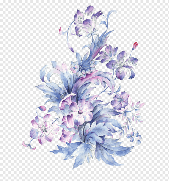 Розы акварелью на белом фоне