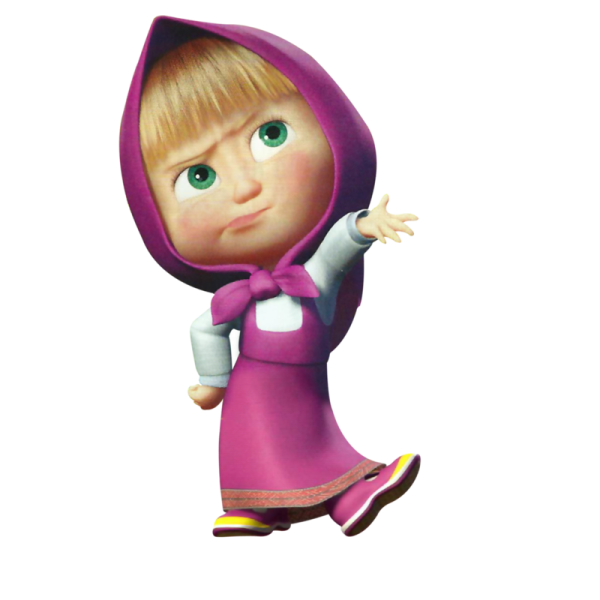 Задумчивая Маша из Маша и медведь