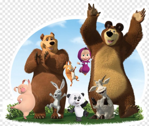 Маша и медведь герои