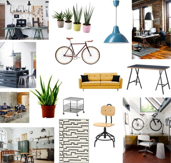 Мудборд интерьера Эклектика