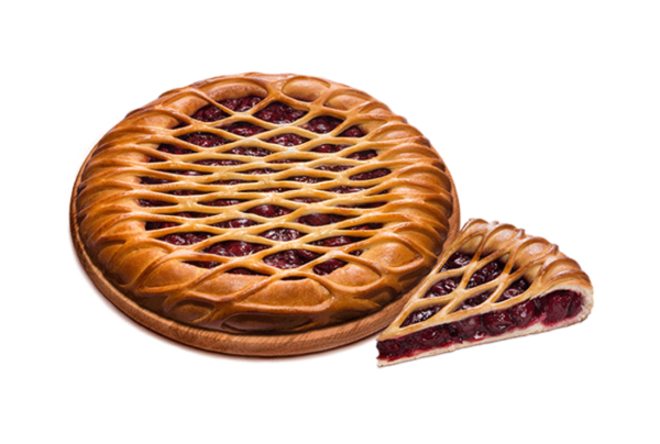 Пироги на белом фоне