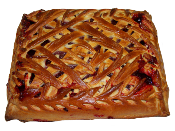 Пирог с клюквой Штолле