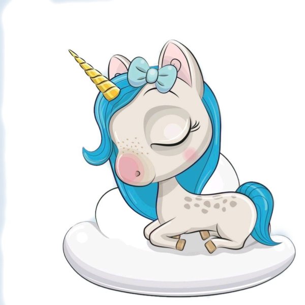 Единорог сидя