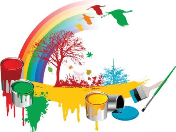 Краски клипарт