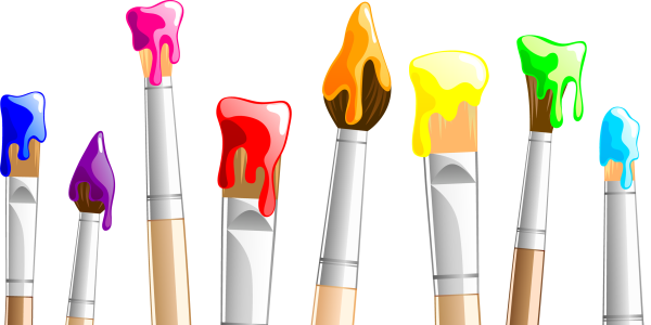 Кисти и краски