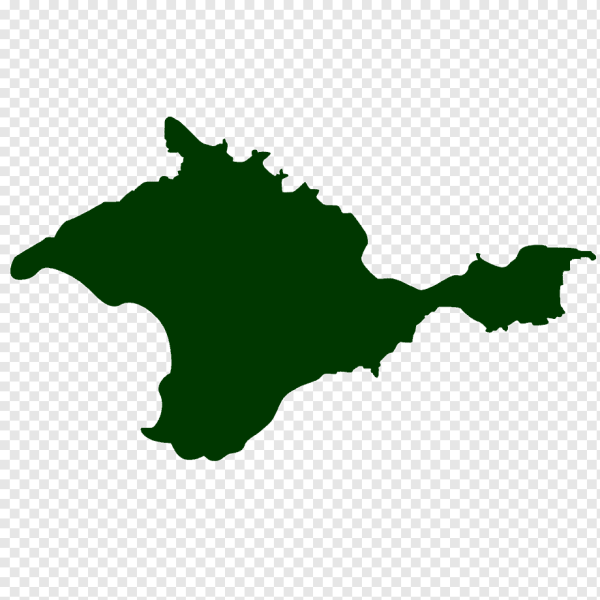 Контур полуострова Крым