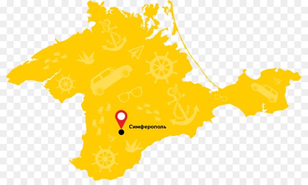 Крым очертания полуострова без фона