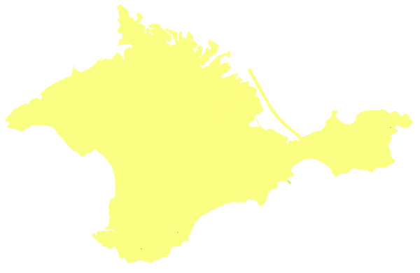 Крым очертания полуострова