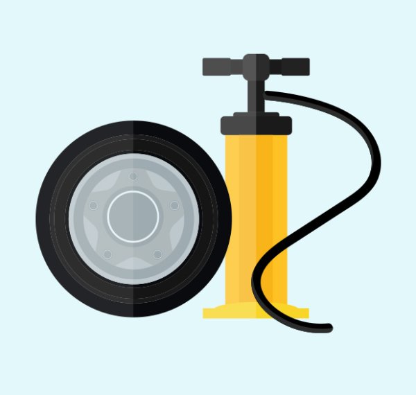 Насос мультяшный