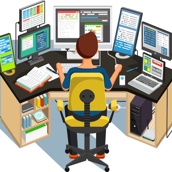 Программист иллюстрация