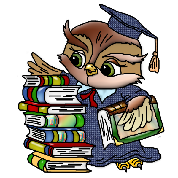 Сова с книжкой