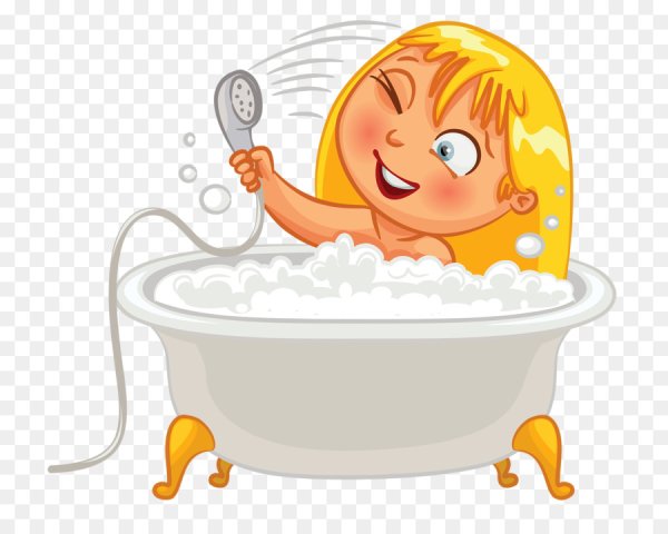 Мультяшка в ванной