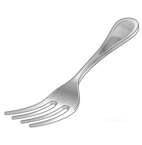 Вилка мультяшный