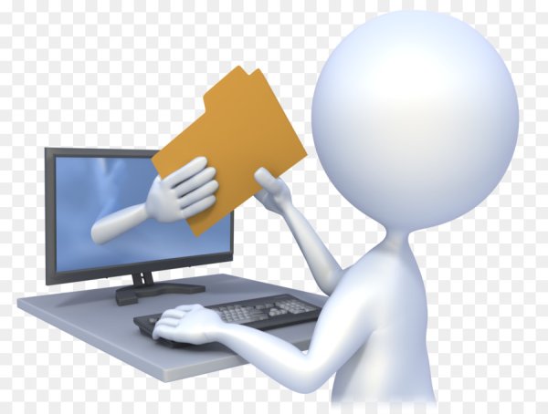 Человечек с компьютером