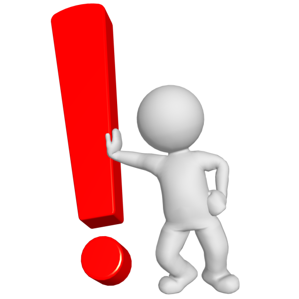 Человечек внимание