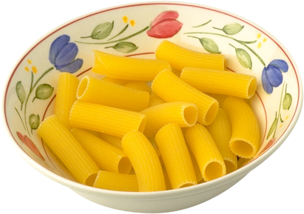 Спагетти на белом фоне