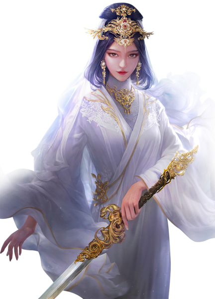 Девушка фэнтези клипарт